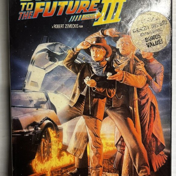 RARE! Back To The Future III 3 (VHS, 1990) Brand New Sealed VERY HIGH GRADE Misp - Picture 1 of 6